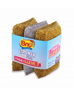 OF ESPONJA BRIO ORO PLAT...