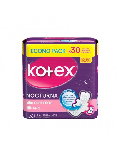 TOALLA KOTEX TELA NOCTURNA x 30UN