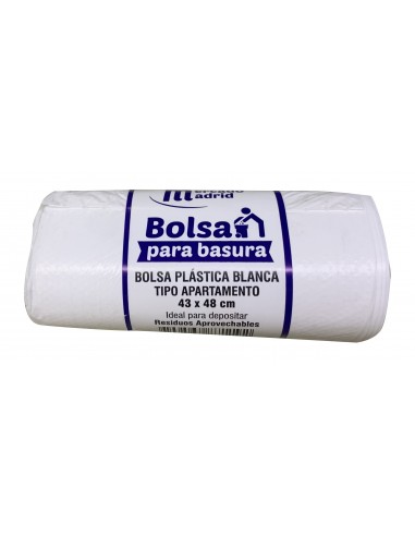BOLSA BASURA MADRID RESID.BLANCA 43x48MC