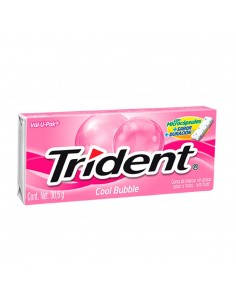 CHICLE TRIDENT COOL BUBBL x...