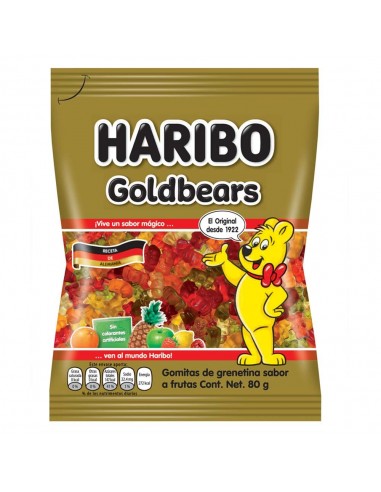 GOMAS HARIBO OSITOS DE ORO BL80GR