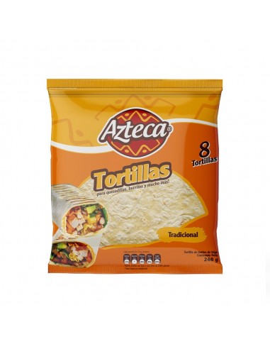 TORTILLA AZTECA PQNA BL8UN x 240GR