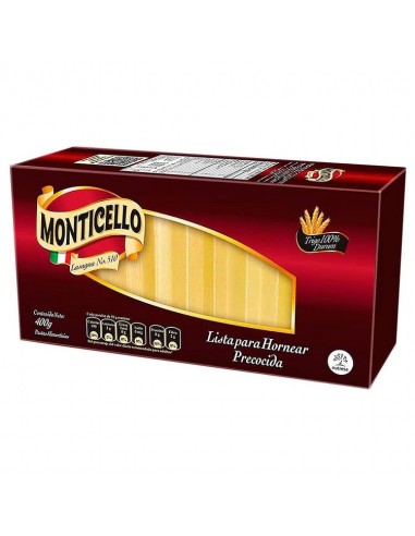 PASTA MONTICELLO LASANA CJ400GR