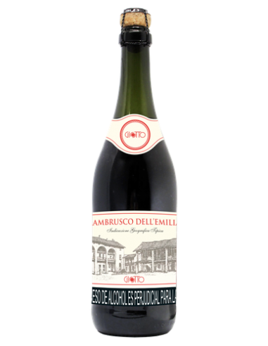 VINO LAMBRUSCO GIOTTO TINTO BT750ML