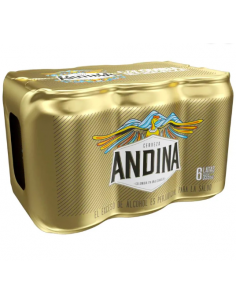 CERVEZA ANDINA SIXPACK LT355ML