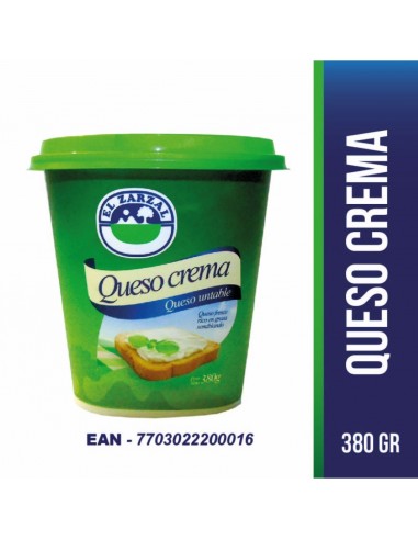 QUESO CREMA ZARZAL PT380GR x UN