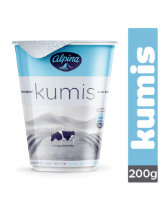 KUMIS ALPINA VASO 200G x UN