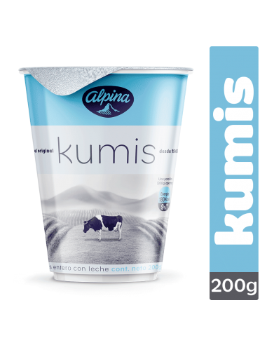 KUMIS ALPINA VASO 200G x UN