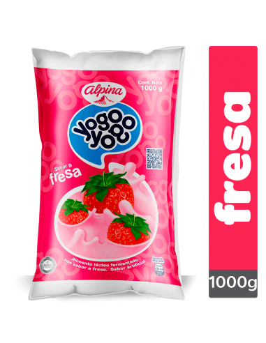 YOGO YOGO ALPINA FRESA BL 1000G x UN