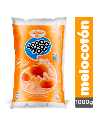 YOGO YOGO ALPINA MELOCOTON BL 1000G x UN