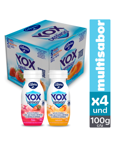 YOGURT ALPINA YOX FC100ML PCKx4UN