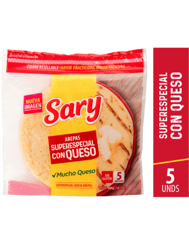 AREPA SARY QUESO S.ESPECIAL BL400GR