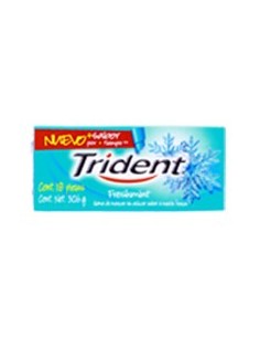 CHICLE TRIDENT FRESHMIN18PASTx30.6G