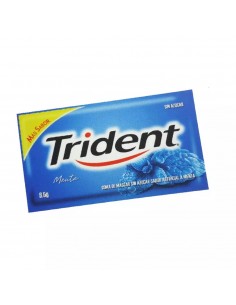 CHICLE TRIDENT MENTA...