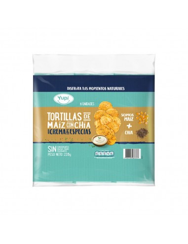 TORTILLA YUPI CHIA CREMA Y ESP x...