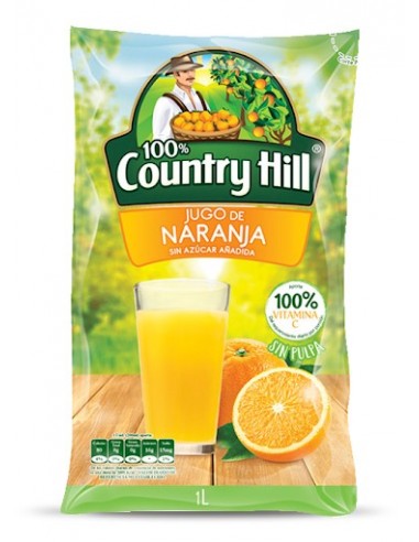 JUGO COUNTRY HILL NARANJA S/PULP BL1LTxU