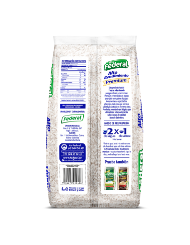 ARROZ FEDERAL PREMIUM BL x 2.5KL
