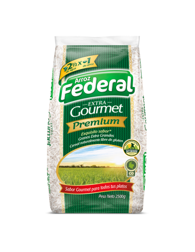ARROZ FEDERAL EXTRA GOURMET BL 2.5KL