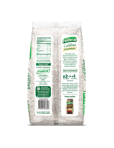 ARROZ FEDERAL EXTRA GOURMET BL 2.5KL