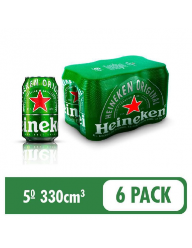 CERVEZA HEINEKEN SIXPACK LT330M