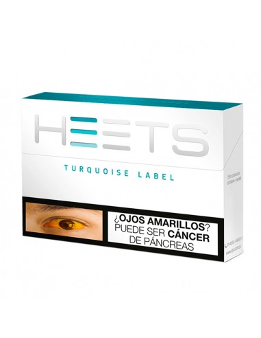 CIGARRILLO HEETS TURQUOISE LABEL CAJETIL