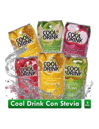 AGUA COOLDRINK CON GAS SIXPACK...