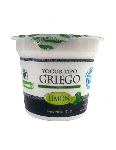 YOGURT COLANTA GRIEGO LIMÓN x 125gr