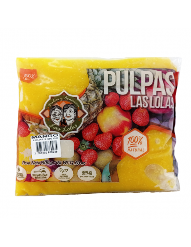 PULPA LAS LOLAS MANGO x 500g