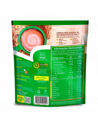 BEBIDA MILO NESTLE ACTIV-GO x 800g