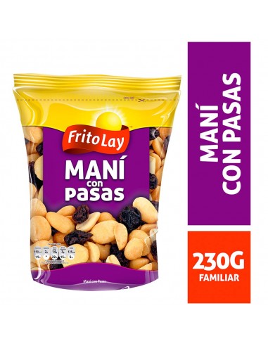 MANÍ FRITOLAY CON PASAS x 200gr