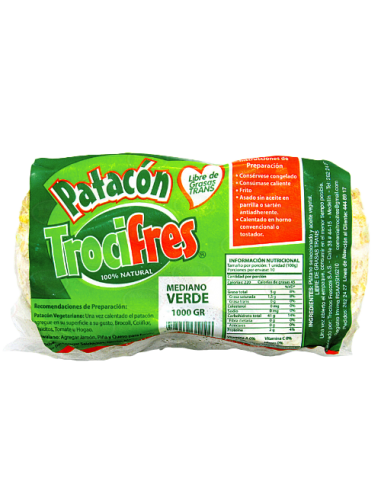 PATACÓN TROCIFRES MEDIANO VERDE x 1000g