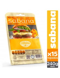QUESO ALPINA SABANA TAJADO...