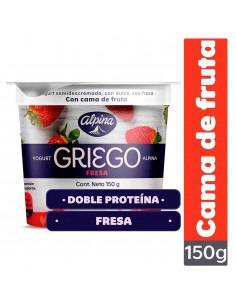 YOGURT GRIEGO ALPINA FRESA...