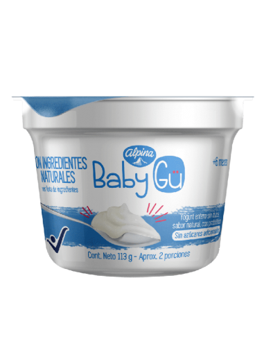 YOGURT ALPINA BABYGU NATURAL x 113g