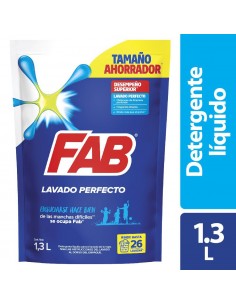 DETERGENTE FAB LÍQUIDO 1.3lt