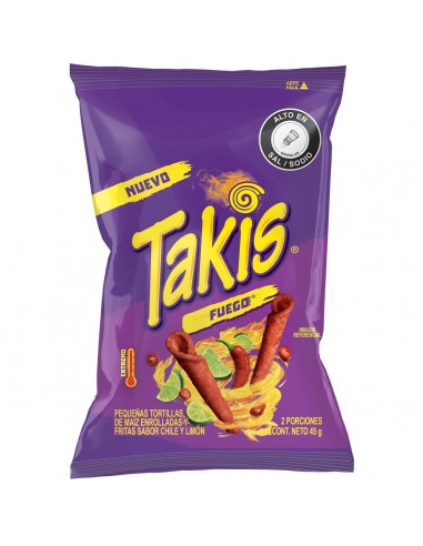TAKIS FUEGO FLOW BAR x 45gr