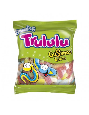 GOMAS TRULULU GUSANOS ACIDOS 80GR