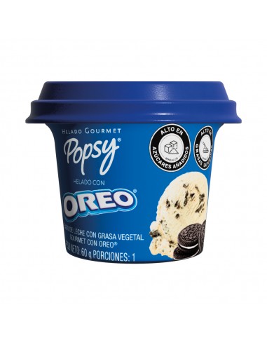 HELADO POPSY OREO GOURMET VASITO x 60gr