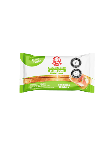 MINI TOSTADITAS SUSANITA HIERBAS x 90gr