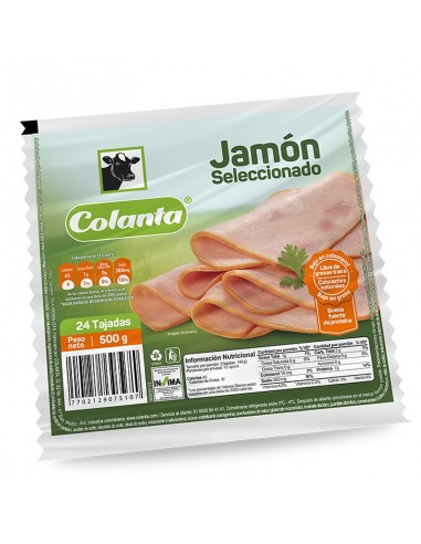 JAMÓN SELECCIONADO COLANTA X 500gr