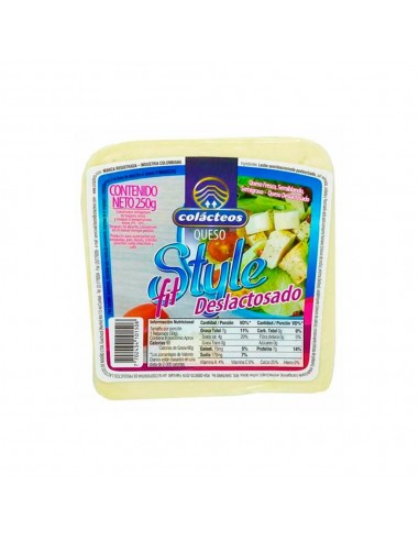QUESO COLACTEOS FIT STYLE x 250gr