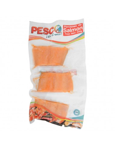 SALMÓN PESCO PORCIONES PAQUETE x 400gr