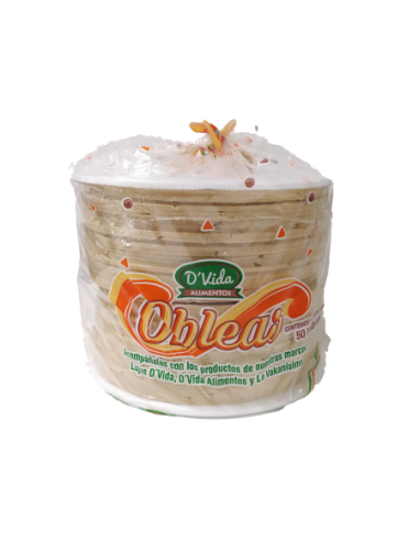 OBLEA VAKANISIMA PAQUETE X 50und