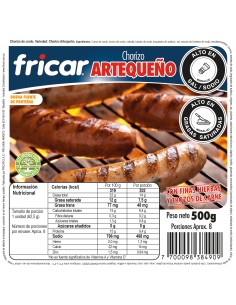 CHORIZO FRICAR ARTEQUEÑO...