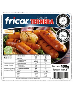 CHORIZO FRICAR DE TERNERA x...