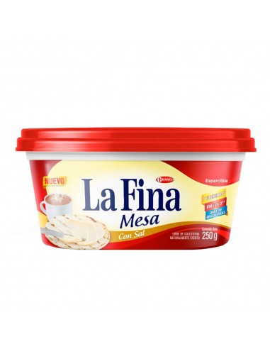 MARGARINA LA FINA MESA CON SAL X 250gr