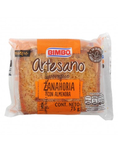 PONQUÉ BIMBO ARTESANO ZANAHORIA...