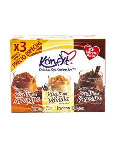 PUDÍN KONFYT SURTIDO 3und x...