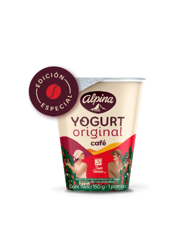 YOGURT ALPINA CAFÉ JUAN VALDEZ x 150gr