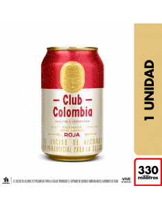 CERVEZA CLUB COLOMBIA ROJA...